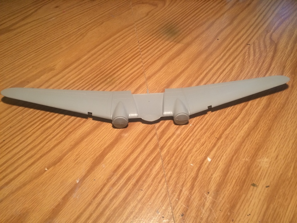 Wing assembled and dihedral is safe