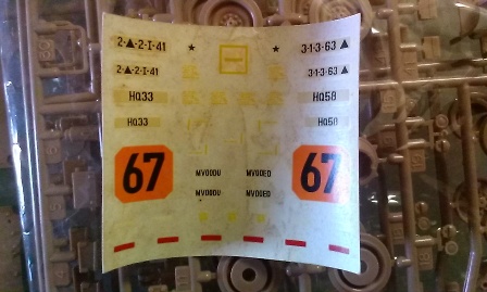 Unfortunately, I think the kit decals are shot. I really wanted to use them...